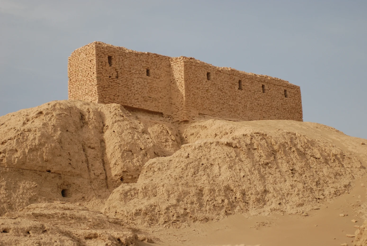 Ruins from a temple in Naffur (ancient Nippur)