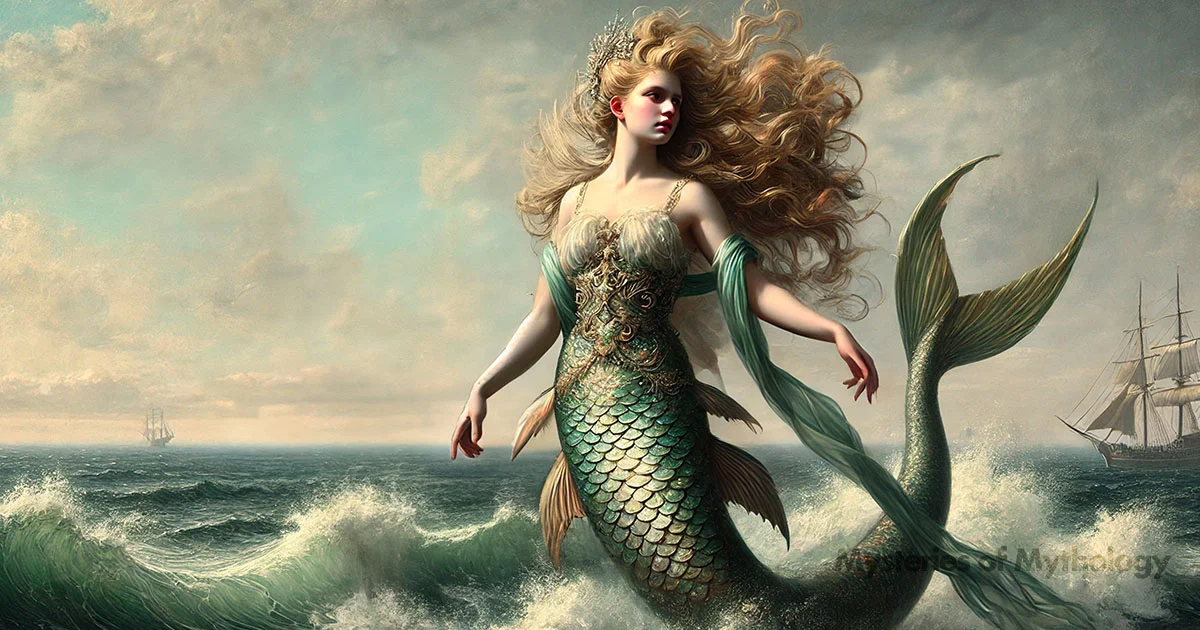 Sirens were often mixed with mermaids