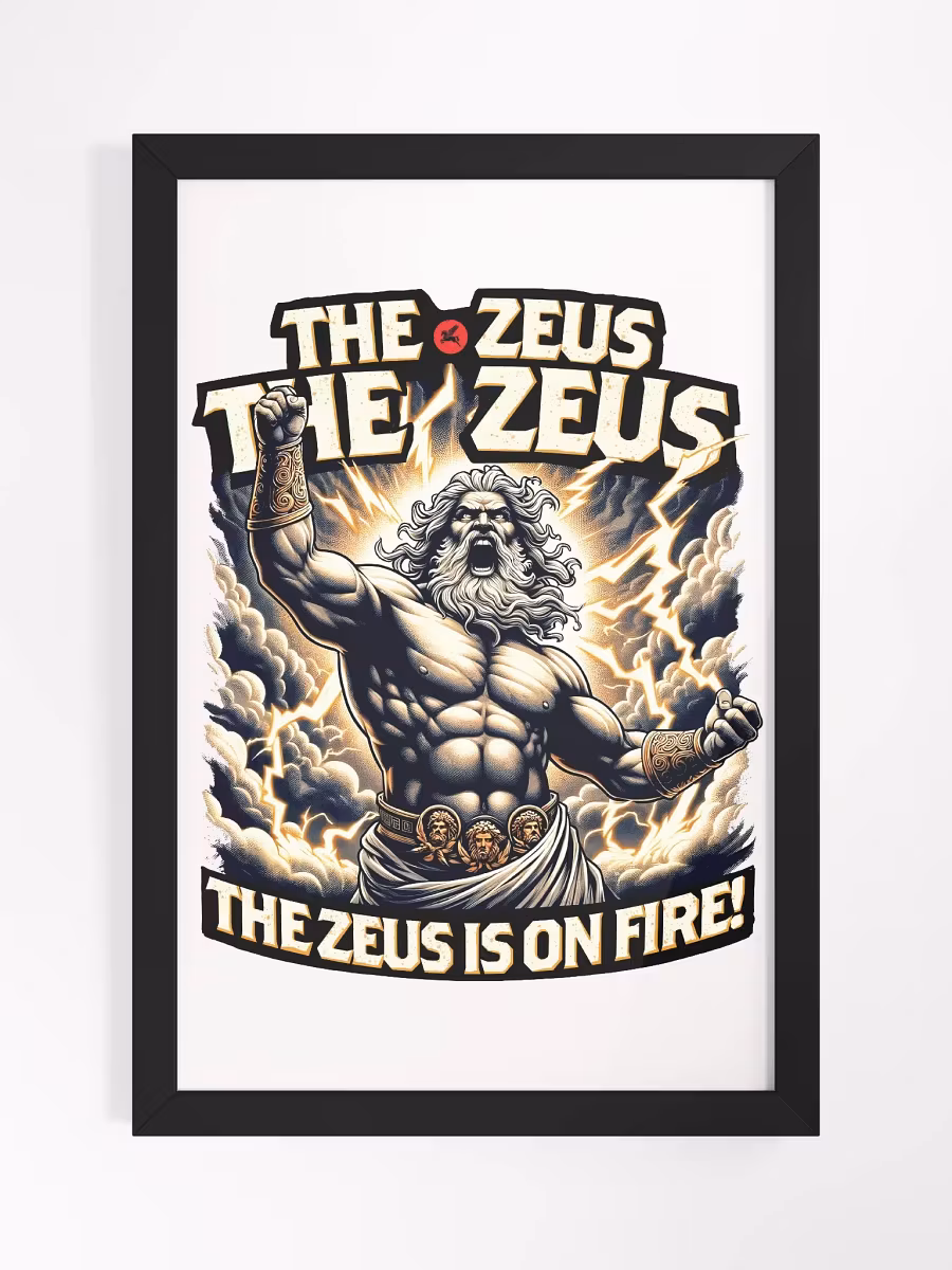 Zeus is on fire Poster
